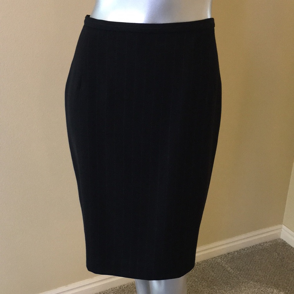 PHILIPPE ADEC | Wool Blend Opera Skirt Pinstripe - Picture 12 of 16